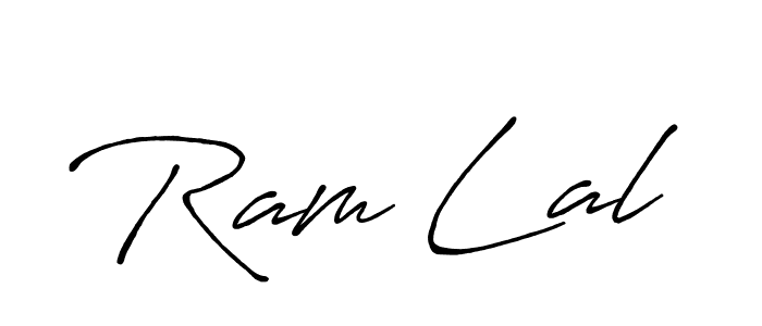 How to make Ram Lal signature? Antro_Vectra_Bolder is a professional autograph style. Create handwritten signature for Ram Lal name. Ram Lal signature style 7 images and pictures png