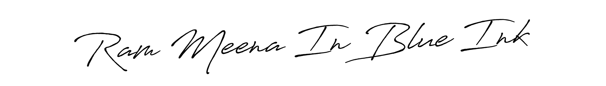 Make a beautiful signature design for name Ram Meena In Blue Ink. Use this online signature maker to create a handwritten signature for free. Ram Meena In Blue Ink signature style 7 images and pictures png
