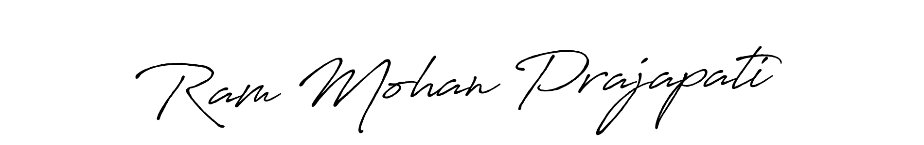 How to make Ram Mohan Prajapati signature? Antro_Vectra_Bolder is a professional autograph style. Create handwritten signature for Ram Mohan Prajapati name. Ram Mohan Prajapati signature style 7 images and pictures png