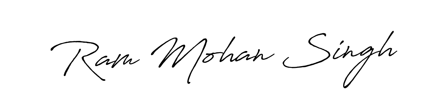 How to Draw Ram Mohan Singh signature style? Antro_Vectra_Bolder is a latest design signature styles for name Ram Mohan Singh. Ram Mohan Singh signature style 7 images and pictures png