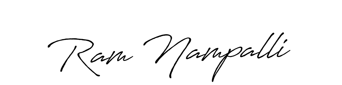 Also we have Ram Nampalli name is the best signature style. Create professional handwritten signature collection using Antro_Vectra_Bolder autograph style. Ram Nampalli signature style 7 images and pictures png