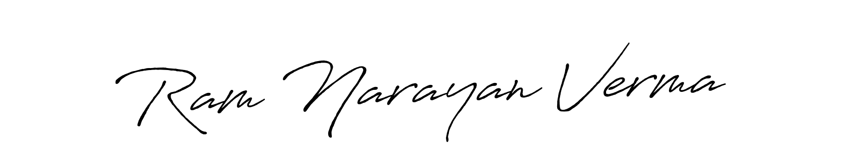 How to make Ram Narayan Verma signature? Antro_Vectra_Bolder is a professional autograph style. Create handwritten signature for Ram Narayan Verma name. Ram Narayan Verma signature style 7 images and pictures png
