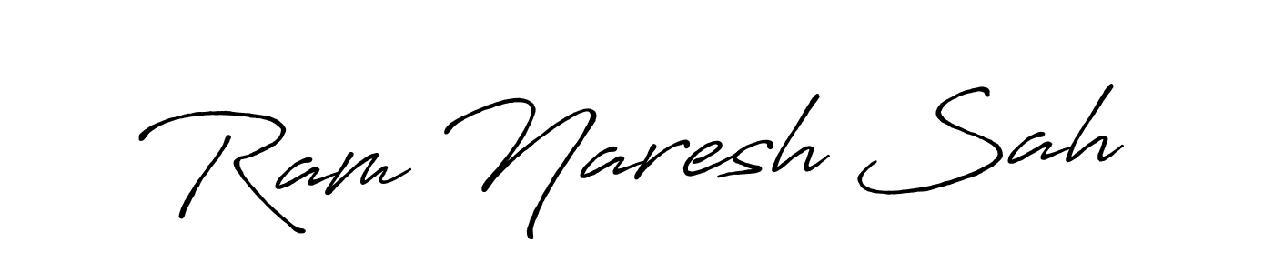 Use a signature maker to create a handwritten signature online. With this signature software, you can design (Antro_Vectra_Bolder) your own signature for name Ram Naresh Sah. Ram Naresh Sah signature style 7 images and pictures png