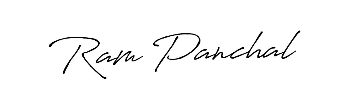 Create a beautiful signature design for name Ram Panchal. With this signature (Antro_Vectra_Bolder) fonts, you can make a handwritten signature for free. Ram Panchal signature style 7 images and pictures png