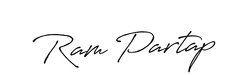 Create a beautiful signature design for name Ram Partap. With this signature (Antro_Vectra_Bolder) fonts, you can make a handwritten signature for free. Ram Partap signature style 7 images and pictures png