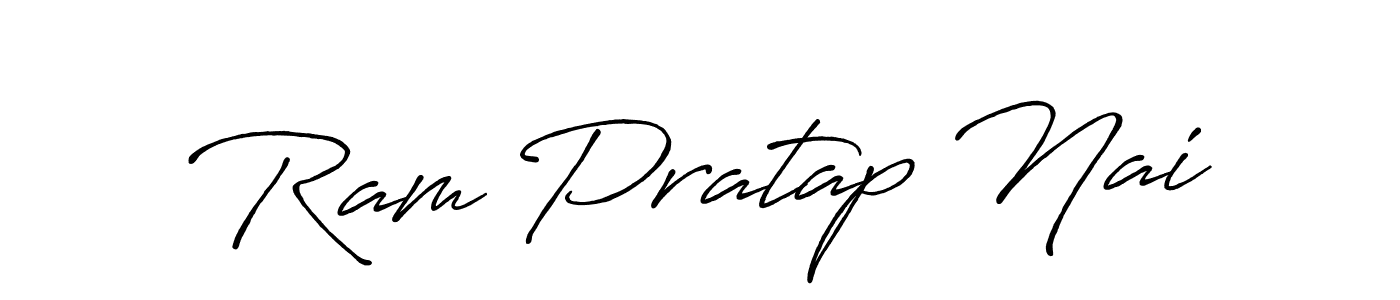Also You can easily find your signature by using the search form. We will create Ram Pratap Nai name handwritten signature images for you free of cost using Antro_Vectra_Bolder sign style. Ram Pratap Nai signature style 7 images and pictures png