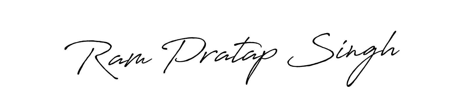 The best way (Antro_Vectra_Bolder) to make a short signature is to pick only two or three words in your name. The name Ram Pratap Singh include a total of six letters. For converting this name. Ram Pratap Singh signature style 7 images and pictures png