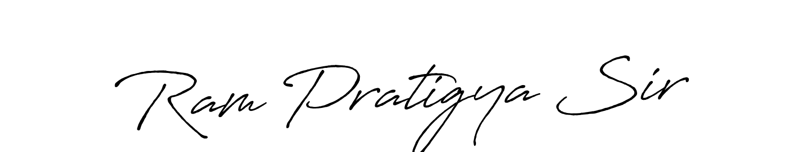 Similarly Antro_Vectra_Bolder is the best handwritten signature design. Signature creator online .You can use it as an online autograph creator for name Ram Pratigya Sir. Ram Pratigya Sir signature style 7 images and pictures png