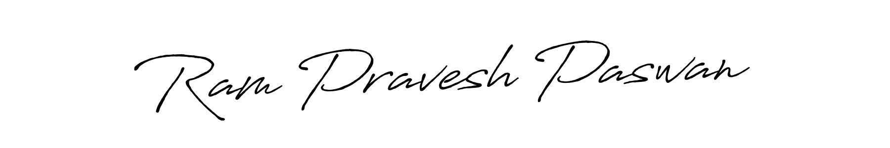 Make a beautiful signature design for name Ram Pravesh Paswan. With this signature (Antro_Vectra_Bolder) style, you can create a handwritten signature for free. Ram Pravesh Paswan signature style 7 images and pictures png