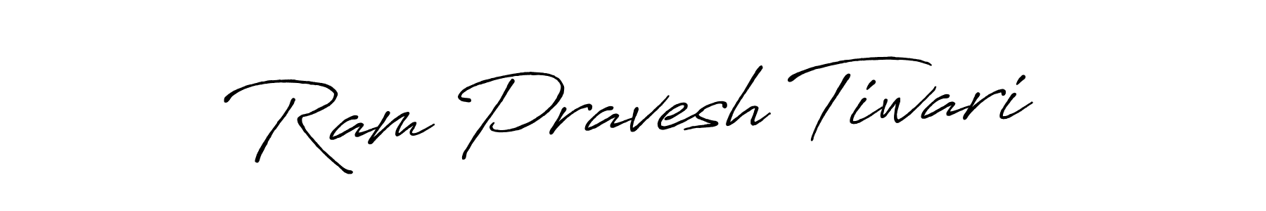Use a signature maker to create a handwritten signature online. With this signature software, you can design (Antro_Vectra_Bolder) your own signature for name Ram Pravesh Tiwari. Ram Pravesh Tiwari signature style 7 images and pictures png