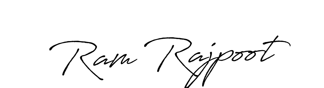 Also You can easily find your signature by using the search form. We will create Ram Rajpoot name handwritten signature images for you free of cost using Antro_Vectra_Bolder sign style. Ram Rajpoot signature style 7 images and pictures png