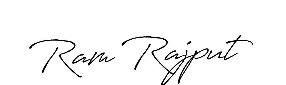 The best way (Antro_Vectra_Bolder) to make a short signature is to pick only two or three words in your name. The name Ram Rajput include a total of six letters. For converting this name. Ram Rajput signature style 7 images and pictures png