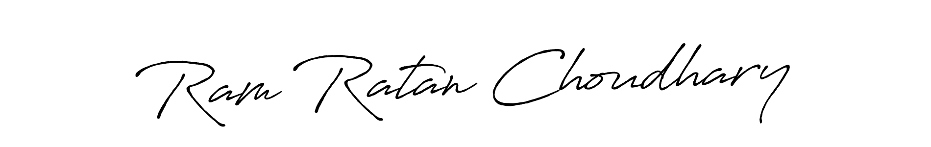 Make a beautiful signature design for name Ram Ratan Choudhary. With this signature (Antro_Vectra_Bolder) style, you can create a handwritten signature for free. Ram Ratan Choudhary signature style 7 images and pictures png