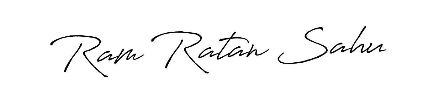 Use a signature maker to create a handwritten signature online. With this signature software, you can design (Antro_Vectra_Bolder) your own signature for name Ram Ratan Sahu. Ram Ratan Sahu signature style 7 images and pictures png