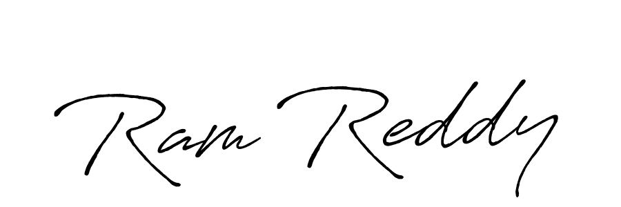 Also we have Ram Reddy name is the best signature style. Create professional handwritten signature collection using Antro_Vectra_Bolder autograph style. Ram Reddy signature style 7 images and pictures png