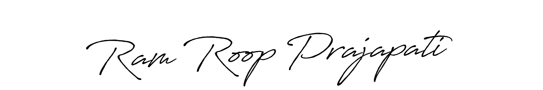 It looks lik you need a new signature style for name Ram Roop Prajapati. Design unique handwritten (Antro_Vectra_Bolder) signature with our free signature maker in just a few clicks. Ram Roop Prajapati signature style 7 images and pictures png