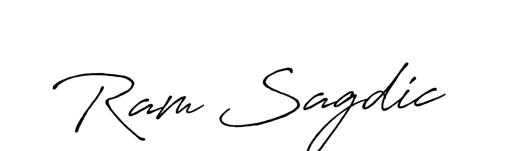 How to Draw Ram Sagdic signature style? Antro_Vectra_Bolder is a latest design signature styles for name Ram Sagdic. Ram Sagdic signature style 7 images and pictures png