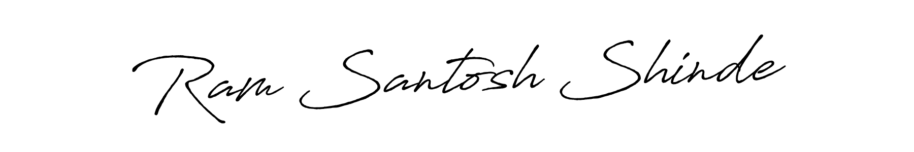 Design your own signature with our free online signature maker. With this signature software, you can create a handwritten (Antro_Vectra_Bolder) signature for name Ram Santosh Shinde. Ram Santosh Shinde signature style 7 images and pictures png