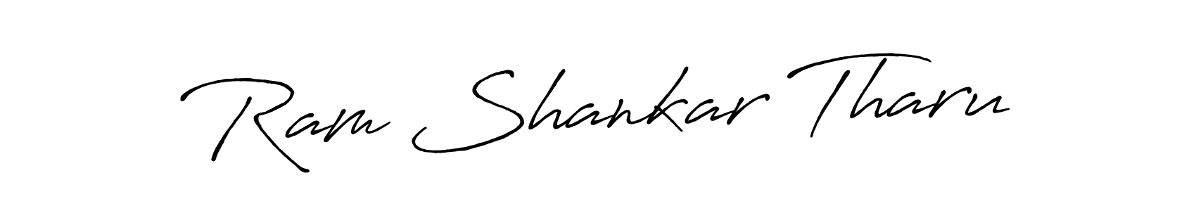 Design your own signature with our free online signature maker. With this signature software, you can create a handwritten (Antro_Vectra_Bolder) signature for name Ram Shankar Tharu. Ram Shankar Tharu signature style 7 images and pictures png