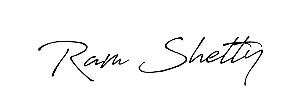 Ram Shetty stylish signature style. Best Handwritten Sign (Antro_Vectra_Bolder) for my name. Handwritten Signature Collection Ideas for my name Ram Shetty. Ram Shetty signature style 7 images and pictures png