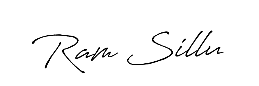 It looks lik you need a new signature style for name Ram Sillu. Design unique handwritten (Antro_Vectra_Bolder) signature with our free signature maker in just a few clicks. Ram Sillu signature style 7 images and pictures png