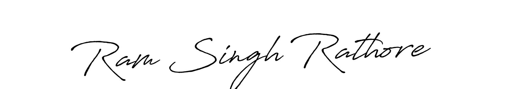 Design your own signature with our free online signature maker. With this signature software, you can create a handwritten (Antro_Vectra_Bolder) signature for name Ram Singh Rathore. Ram Singh Rathore signature style 7 images and pictures png