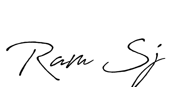 You should practise on your own different ways (Antro_Vectra_Bolder) to write your name (Ram Sj) in signature. don't let someone else do it for you. Ram Sj signature style 7 images and pictures png