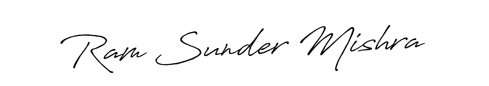 Once you've used our free online signature maker to create your best signature Antro_Vectra_Bolder style, it's time to enjoy all of the benefits that Ram Sunder Mishra name signing documents. Ram Sunder Mishra signature style 7 images and pictures png