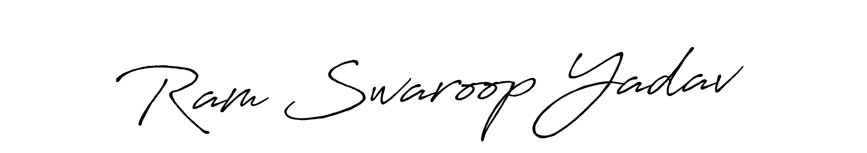 You can use this online signature creator to create a handwritten signature for the name Ram Swaroop Yadav. This is the best online autograph maker. Ram Swaroop Yadav signature style 7 images and pictures png