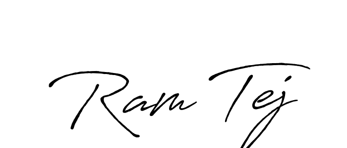 It looks lik you need a new signature style for name Ram Tej. Design unique handwritten (Antro_Vectra_Bolder) signature with our free signature maker in just a few clicks. Ram Tej signature style 7 images and pictures png