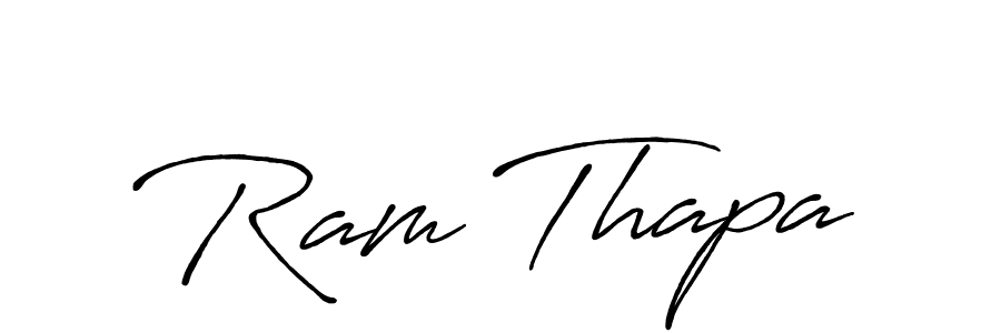 Antro_Vectra_Bolder is a professional signature style that is perfect for those who want to add a touch of class to their signature. It is also a great choice for those who want to make their signature more unique. Get Ram Thapa name to fancy signature for free. Ram Thapa signature style 7 images and pictures png