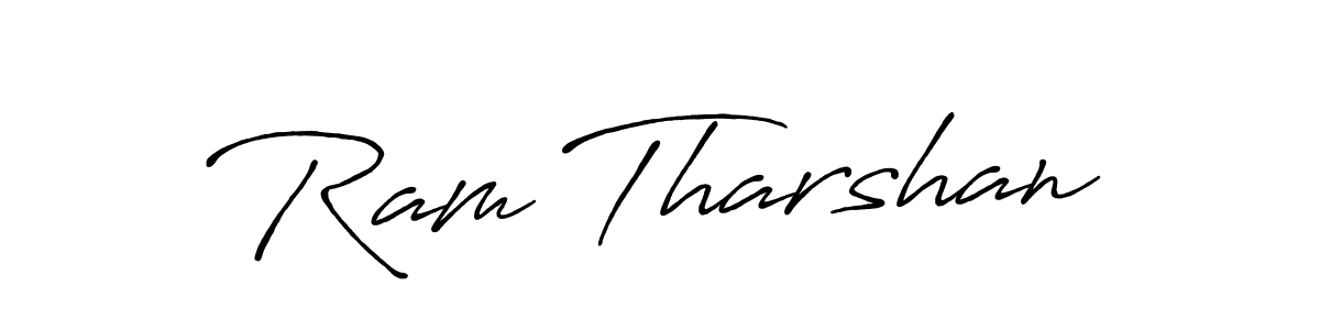 if you are searching for the best signature style for your name Ram Tharshan. so please give up your signature search. here we have designed multiple signature styles  using Antro_Vectra_Bolder. Ram Tharshan signature style 7 images and pictures png