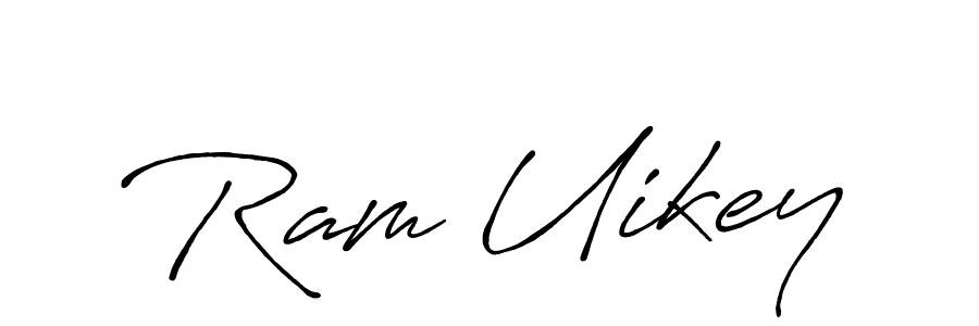 It looks lik you need a new signature style for name Ram Uikey. Design unique handwritten (Antro_Vectra_Bolder) signature with our free signature maker in just a few clicks. Ram Uikey signature style 7 images and pictures png