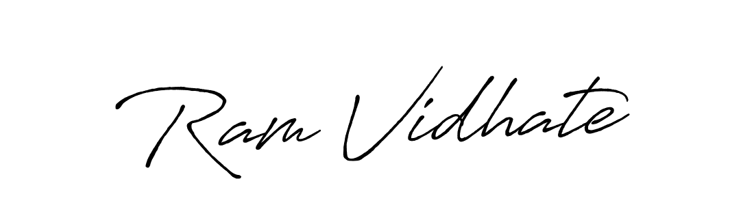 Antro_Vectra_Bolder is a professional signature style that is perfect for those who want to add a touch of class to their signature. It is also a great choice for those who want to make their signature more unique. Get Ram Vidhate name to fancy signature for free. Ram Vidhate signature style 7 images and pictures png