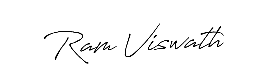 The best way (Antro_Vectra_Bolder) to make a short signature is to pick only two or three words in your name. The name Ram Viswath include a total of six letters. For converting this name. Ram Viswath signature style 7 images and pictures png