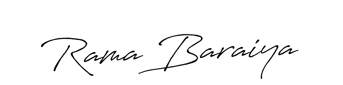 Antro_Vectra_Bolder is a professional signature style that is perfect for those who want to add a touch of class to their signature. It is also a great choice for those who want to make their signature more unique. Get Rama Baraiya name to fancy signature for free. Rama Baraiya signature style 7 images and pictures png