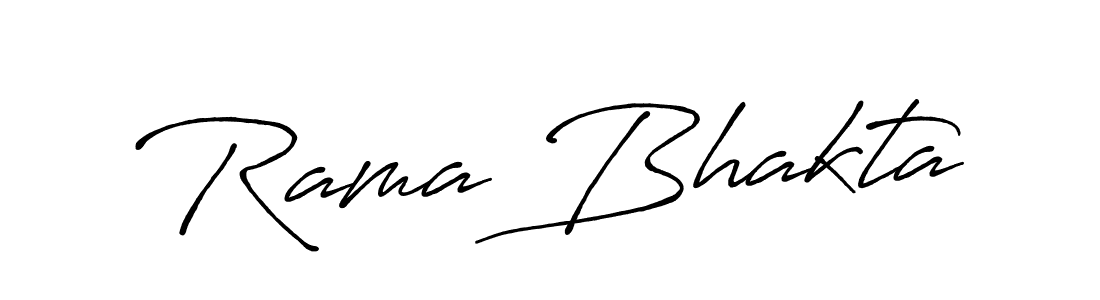 Design your own signature with our free online signature maker. With this signature software, you can create a handwritten (Antro_Vectra_Bolder) signature for name Rama Bhakta. Rama Bhakta signature style 7 images and pictures png