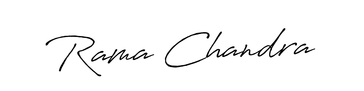 Create a beautiful signature design for name Rama Chandra. With this signature (Antro_Vectra_Bolder) fonts, you can make a handwritten signature for free. Rama Chandra signature style 7 images and pictures png