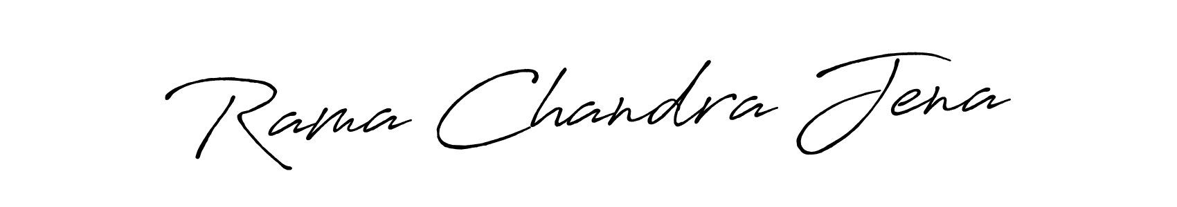 How to make Rama Chandra Jena name signature. Use Antro_Vectra_Bolder style for creating short signs online. This is the latest handwritten sign. Rama Chandra Jena signature style 7 images and pictures png