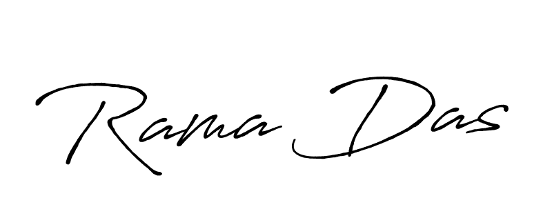 Rama Das stylish signature style. Best Handwritten Sign (Antro_Vectra_Bolder) for my name. Handwritten Signature Collection Ideas for my name Rama Das. Rama Das signature style 7 images and pictures png