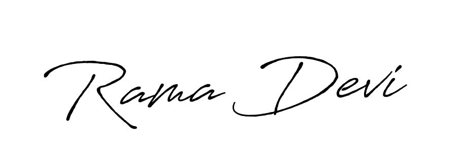 You should practise on your own different ways (Antro_Vectra_Bolder) to write your name (Rama Devi) in signature. don't let someone else do it for you. Rama Devi signature style 7 images and pictures png