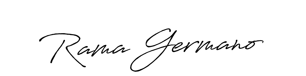 Once you've used our free online signature maker to create your best signature Antro_Vectra_Bolder style, it's time to enjoy all of the benefits that Rama Germano name signing documents. Rama Germano signature style 7 images and pictures png