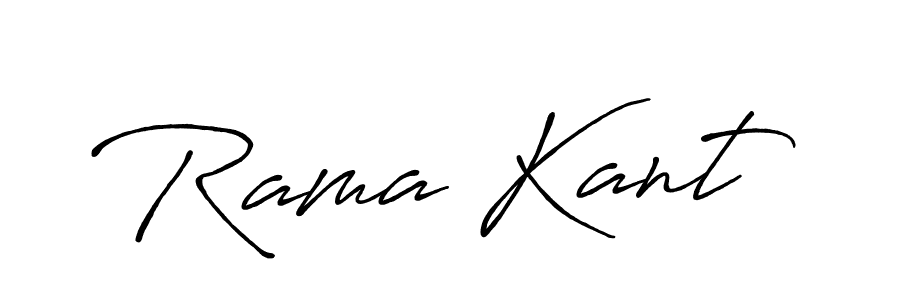 Design your own signature with our free online signature maker. With this signature software, you can create a handwritten (Antro_Vectra_Bolder) signature for name Rama Kant. Rama Kant signature style 7 images and pictures png