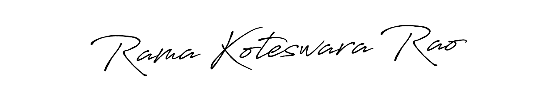 Antro_Vectra_Bolder is a professional signature style that is perfect for those who want to add a touch of class to their signature. It is also a great choice for those who want to make their signature more unique. Get Rama Koteswara Rao name to fancy signature for free. Rama Koteswara Rao signature style 7 images and pictures png