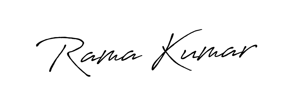 How to make Rama Kumar signature? Antro_Vectra_Bolder is a professional autograph style. Create handwritten signature for Rama Kumar name. Rama Kumar signature style 7 images and pictures png