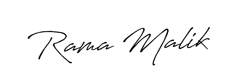 Make a beautiful signature design for name Rama Malik. Use this online signature maker to create a handwritten signature for free. Rama Malik signature style 7 images and pictures png