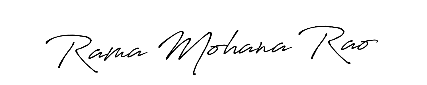 if you are searching for the best signature style for your name Rama Mohana Rao. so please give up your signature search. here we have designed multiple signature styles  using Antro_Vectra_Bolder. Rama Mohana Rao signature style 7 images and pictures png