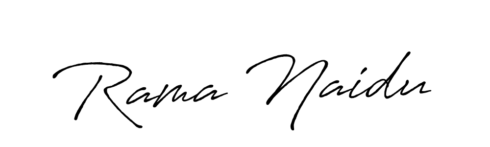 It looks lik you need a new signature style for name Rama Naidu. Design unique handwritten (Antro_Vectra_Bolder) signature with our free signature maker in just a few clicks. Rama Naidu signature style 7 images and pictures png