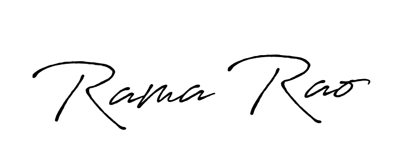You should practise on your own different ways (Antro_Vectra_Bolder) to write your name (Rama Rao) in signature. don't let someone else do it for you. Rama Rao signature style 7 images and pictures png