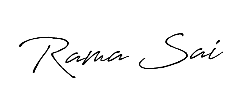 Also we have Rama Sai name is the best signature style. Create professional handwritten signature collection using Antro_Vectra_Bolder autograph style. Rama Sai signature style 7 images and pictures png